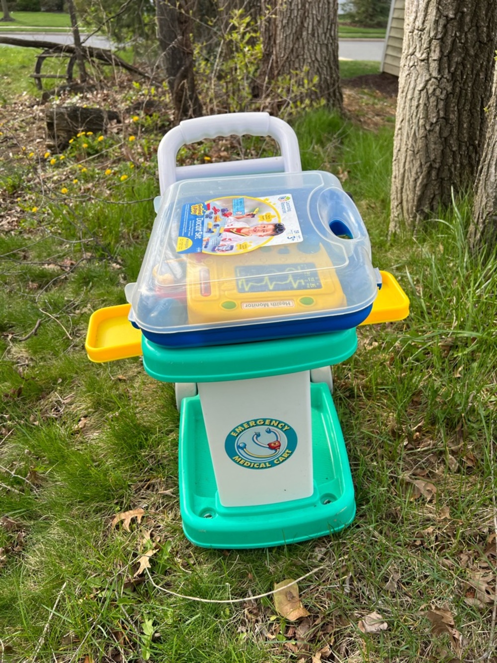 Kids Emergency Medical Play Set - Green & Yellow